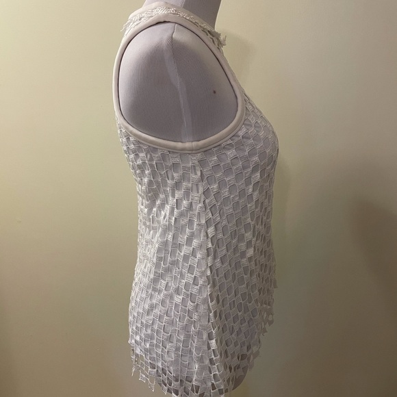 Diane Von Furstenberg mackeda checkered lace top - Picture 8 of 14